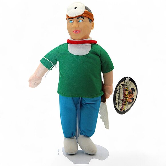 The Three Stooges Plush Curly Dr. Howard Doll 12" Laughable Toy - Picture 1 of 6